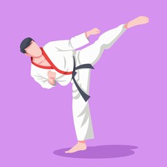 martial art vector art design