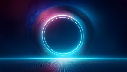 Obraz premium Ethereal mood ring, glowing effect, mystical vibe, 3D illustration, ring jewelry, trendy, aesthetic.