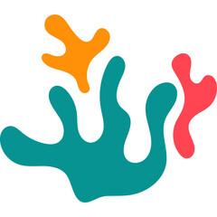 Abstract Matisse Leaves