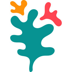 Abstract Matisse Leaves