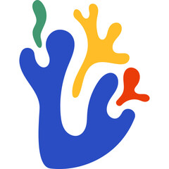 Abstract Matisse Leaves