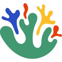 Abstract Matisse Leaves