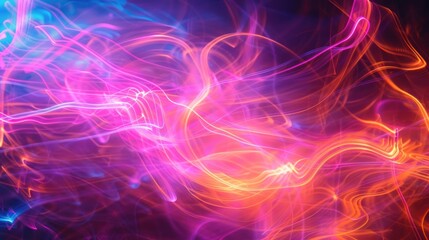 Obraz premium Abstract swirling light energy.