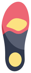 Orthopedic insole is promoting feet health and increasing comfort