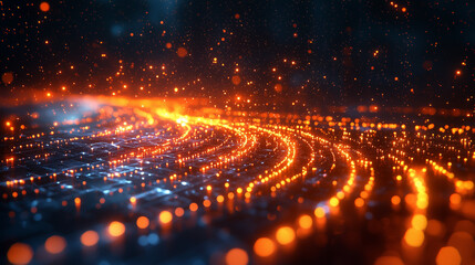 A visual representation of quantum computing, showcasing quantum algorithms, quantum bits (qubits), and futuristic digital concepts, highlighting the power of quantum technology.