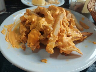 Fries and cheese