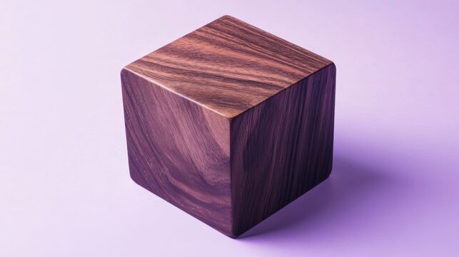 Wooden Cube Minimal.