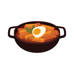 Korean Food Vector Illustration - 06