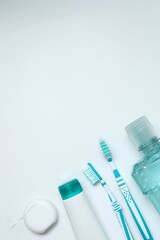 Concept of tooth treatment and dental care