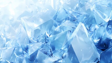 Obraz premium digital technology ice texture poster background