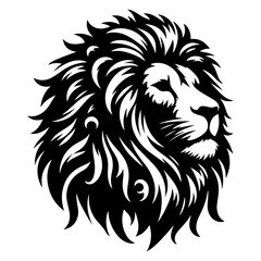 Lion vector: an intricately designed and vibrant illustration capturing the fierce yet noble spirit of the king of the jungle with exceptional attention to detail and realism.