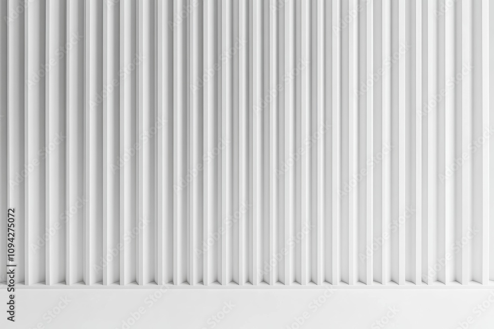 Poster white minimalist abstract background with vertical stripes and soft light for contemporary display a