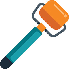 This illustration shows a jade roller, a popular beauty tool for massaging the face