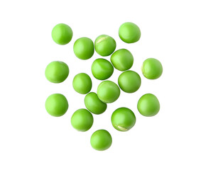 High-Quality PNG Green peas Isolated on White Background – High Resolution