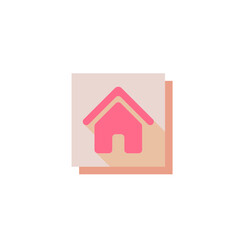 Home Icon - Rectangle Shadow