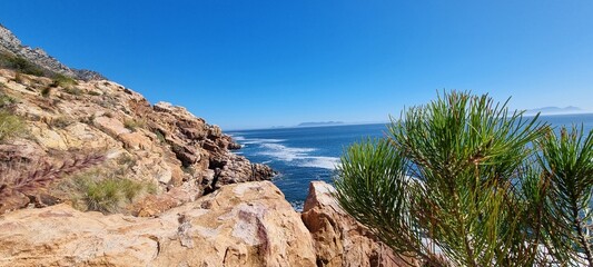 Obraz premium Ocean & Mountain