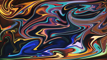 Colorful Liquid Marble Art