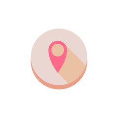 Location Icon - Round Shadow