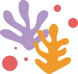 Obraz premium Abstract Matisse Leaves