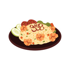 Fried Rice Vector Illustration - 12