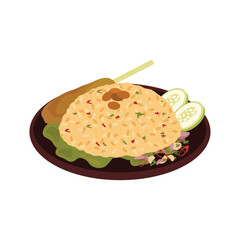 Fried Rice Vector Illustration - 11