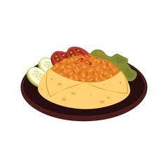 Fried Rice Vector Illustration - 14