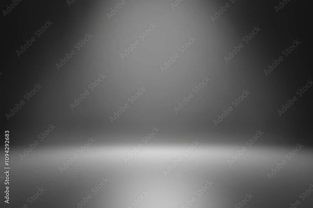 Poster minimalist gray gradient background for display and design studio