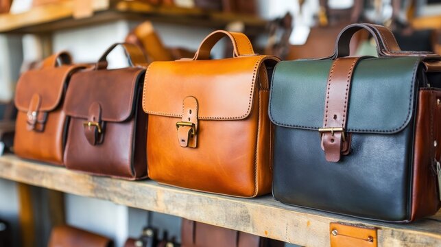 Estonian artisans focus on creating handmade leather goods, emphasizing quality and craftsmanship - Powered by Adobe