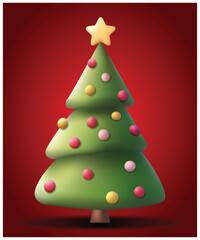 Christmas Tree with Star – 
