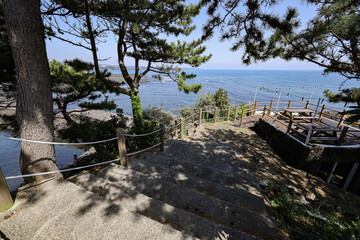 Fototapeta premium 제주도 서귀포시 남원읍 하례리 망장포구