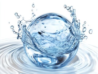 Molecular Structure of Liquid Bubble in Transparent Sphere for Cosmetic Essence Oil