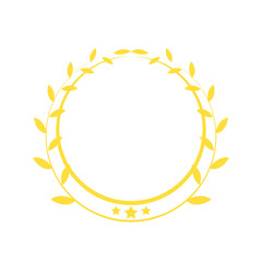 Gold Laurel Award Emblem