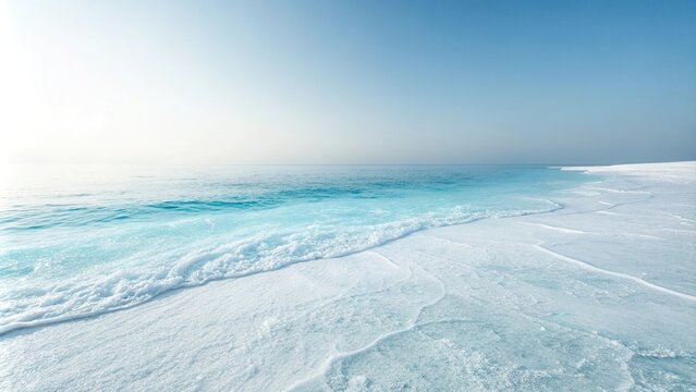 Minimalist abstract white and blue background with gentle gradient effect, background, visual, clean design