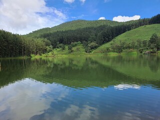 lake in the mountains