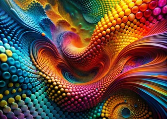 Obraz premium Abstract Half-Tone Backgrounds - Conceptual Photography