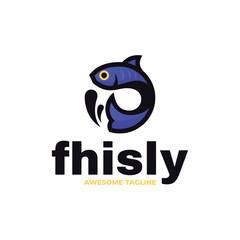 Fishly Simple Mascot Logo