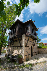 Elazığ Harput historical buildings. Harput stone houses and mansions. Magnificent old stone structures. Elazığ historical places. Türkiye.