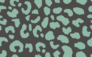 Abstract modern leopard seamless pattern. Animals trendy background. Color decorative vector stock illustration for print, card, postcard, fabric, textile. Modern ornament of stylized skin.