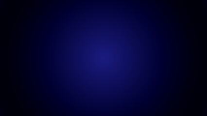 Gradation effect on navy blue color,distortion circle in gradient of color with black and blue. Dark background concept