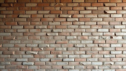 Obraz premium Weathered brick wall with multiple layers of peeling paint, grungy, texture, brick