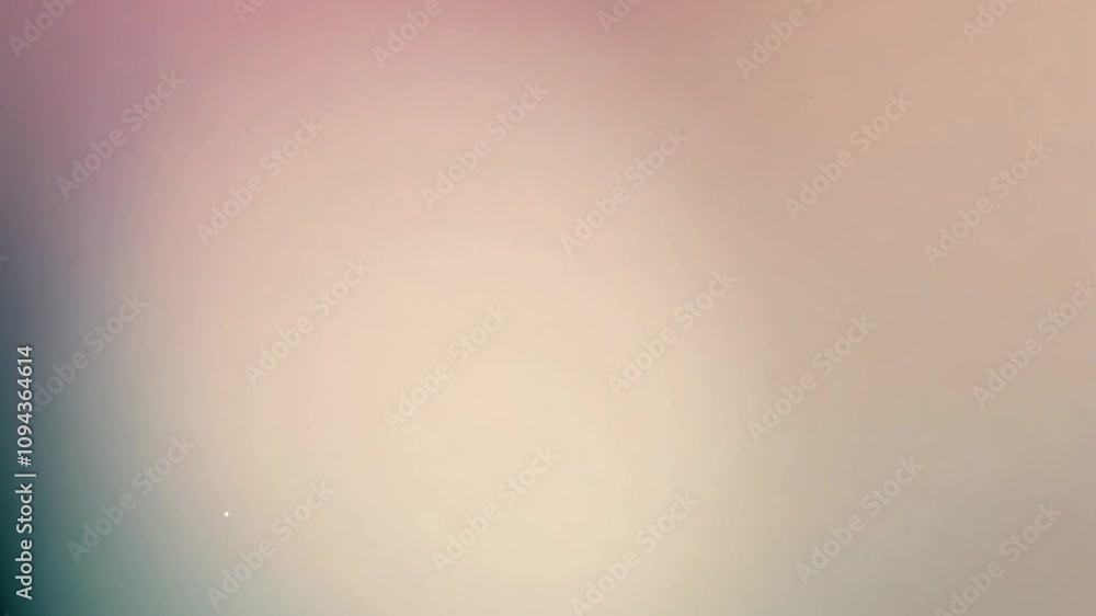 Poster camera rotates around a central explosion of soft, subtle colors, creating a soothing, harmonious sc