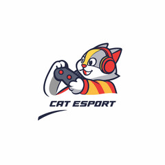 esport style cat animal