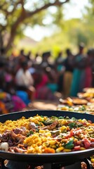 Savor a colorful Swazi feast with local dishes at a lively cultural celebration