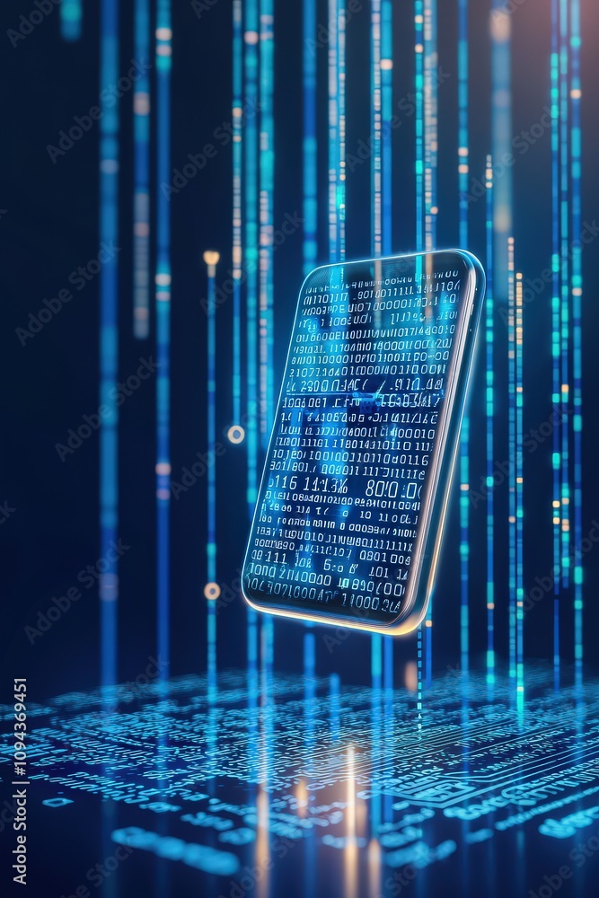 Poster barcode scanner with real-time stock app in background