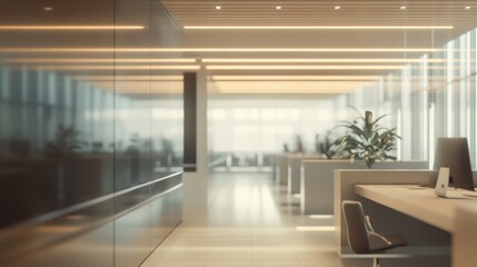 Fototapeta premium Office design trends modern workspace corporate environment interior design professional setting minimalist aesthetic