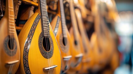 This close-up shows the fine craftsmanship of an Estonian kannel with smooth strings
