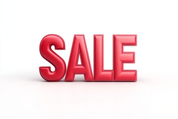 3D text "BIG SALE" isolated on a white background, Discount, sale, price cut 