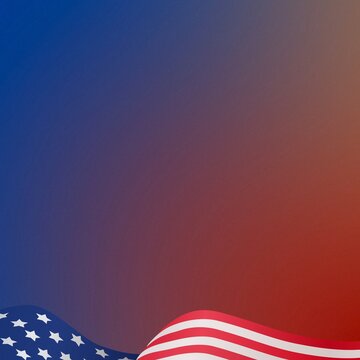 Background copy space area with the American Flag. It can be used as a template for the 4th of July, Veterans Day, Patriot Day, Pearl Harbor Day, President Day, Civil Rights Day, Bill of Rights Day.