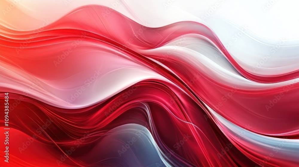 Poster modern abstract gradient smooth pattern wave background wallpaper ai generated image