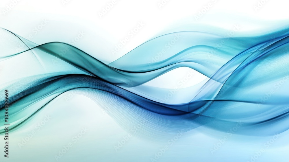 Poster modern abstract gradient smooth pattern wave background wallpaper ai generated image